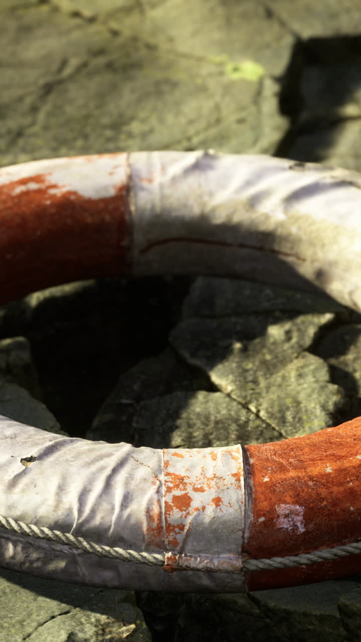 Cracked shoreline the setting captures the essence of tranquility