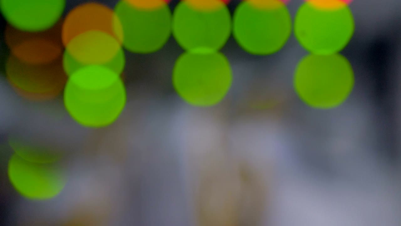 Former working network indicators become unfocused light spots.