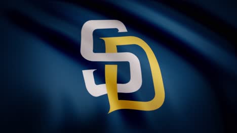 el logotipo de san diego padres en una bandera