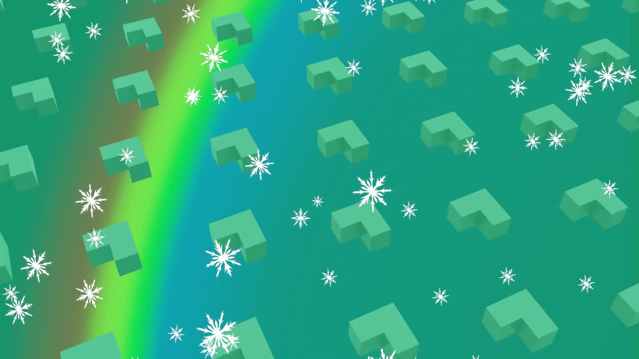 모자를 입은 비즈니스 사람들 위에 떠다니는 아이콘의 애니메이션과 데이터 처리