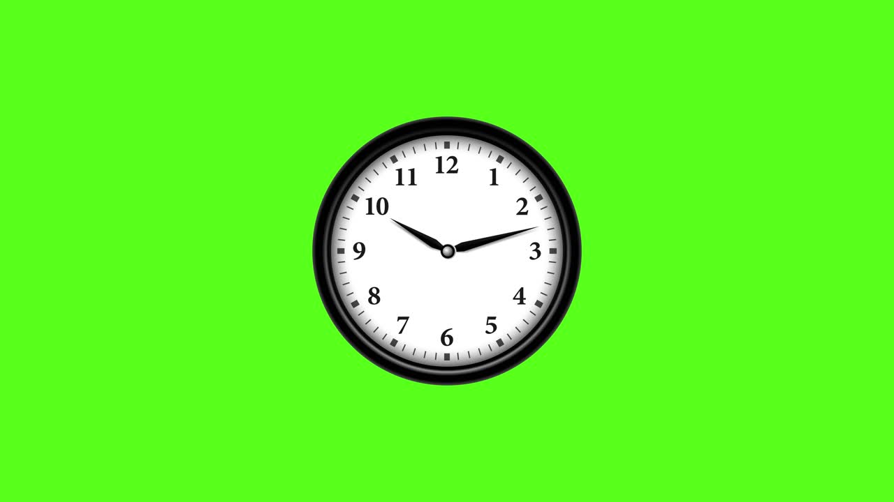 Times Fly - Time Flies Animation - Wall Watch Icon On Green Screen  Background With Time Passing Fast - Time Passes Fast 4K Animation Sign On  Chroma Key Background Free Stock Video