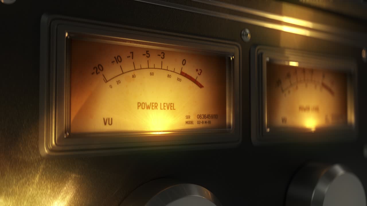 음량 단위 미터, 아날로그 오디오 장비, 신호 표시기, 소음 수준 미터