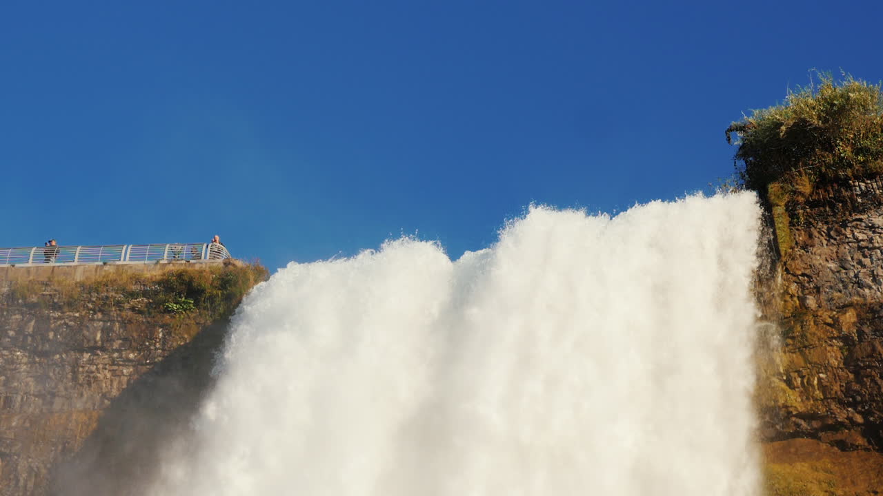 cataratas del niágara en cámara lenta