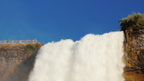 cataratas del niágara en cámara lenta