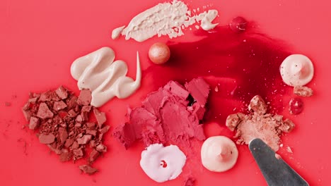 used makeup palette