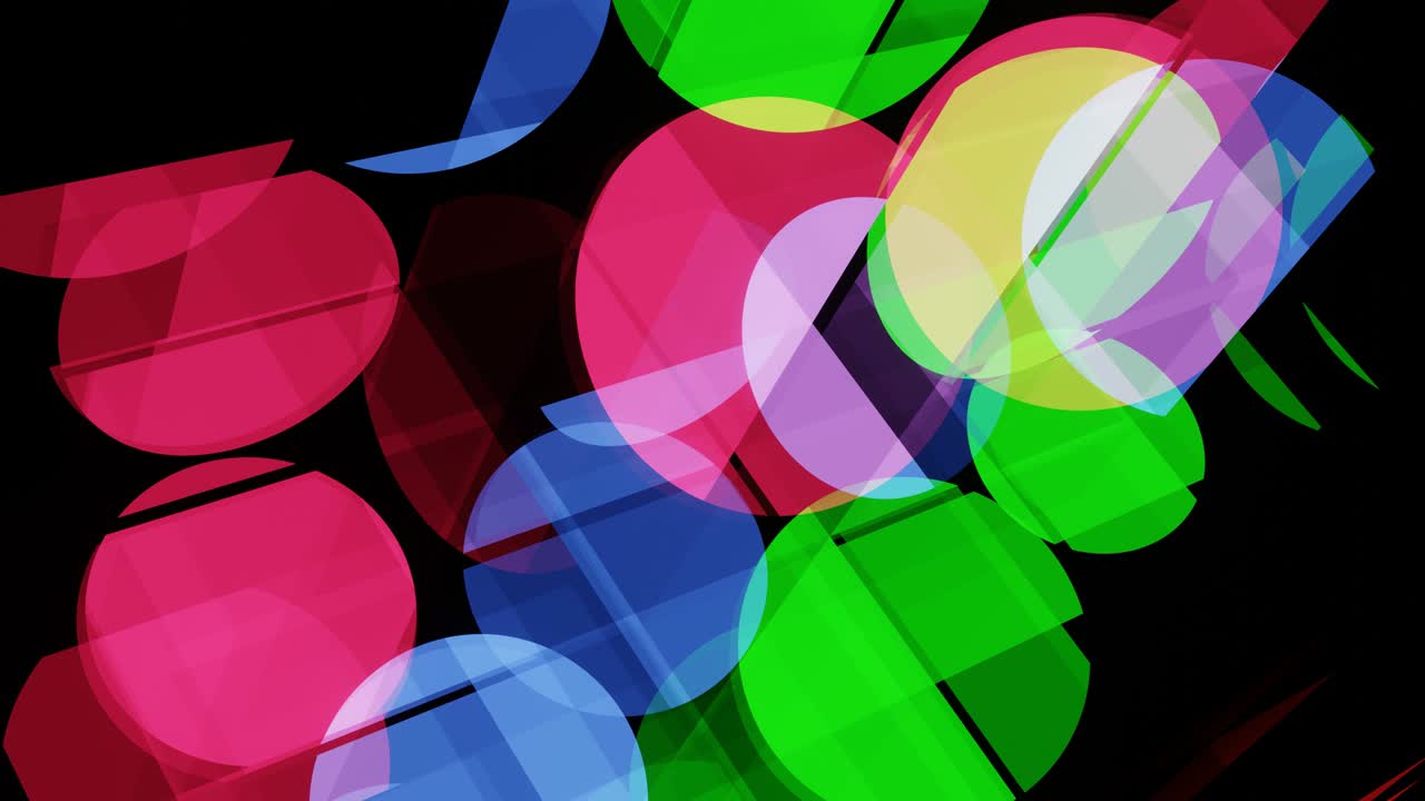 los bucles de vj son luces vagabundas de fondo abstractas.