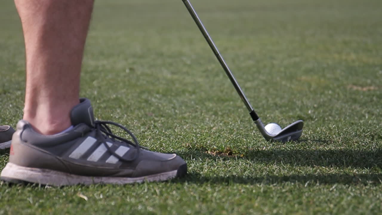 Golfing with Adidas Shoes