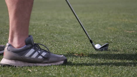 golfing with adidas shoes