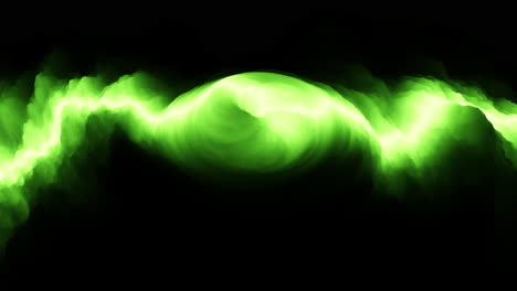 swirling green pattern on black background ideal for web design or graphic projects