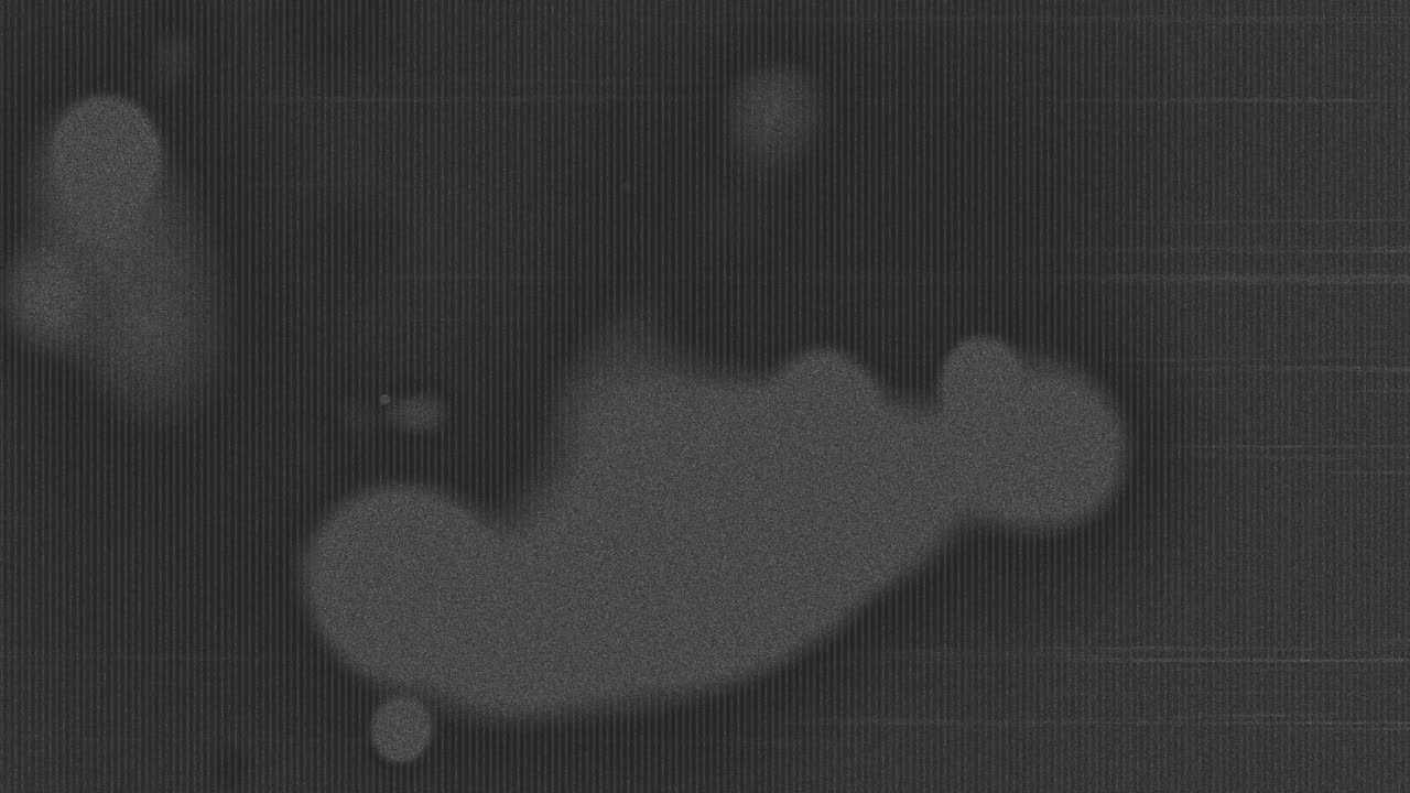 여러 개의 회색 스플로지와 직선이 원활한 루프로 움직이는 애니메이션