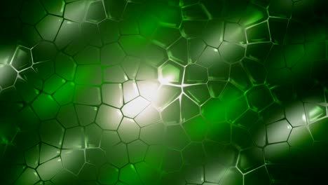 fondo verde con patrón de serpiente. movimiento. patrón de mosaico al estilo de la piel de serpientes o cocodrilos. fondo con patrón poligonal y líneas en movimiento