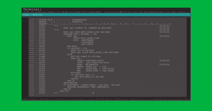 Digital animation of computer interface data processing and programming coding