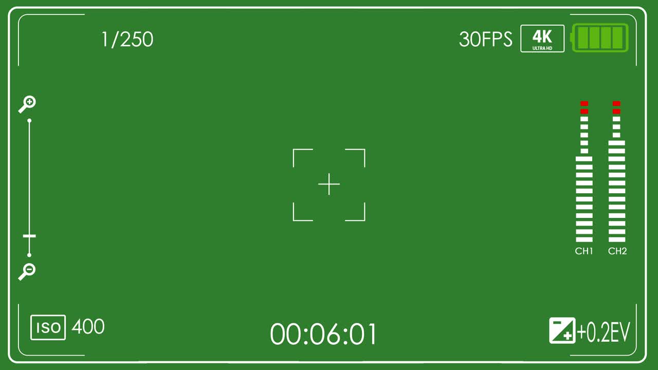 visor de cámara visor de cámaras con canal alfa en modo de bucle 4k