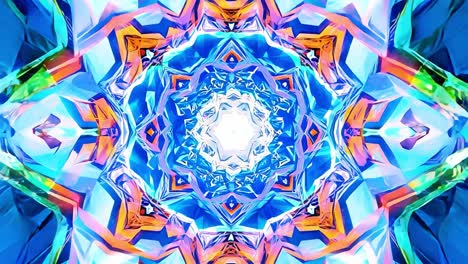 patrón de kaleidoscopio abstracto
