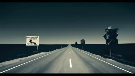 empty road extends into the distance