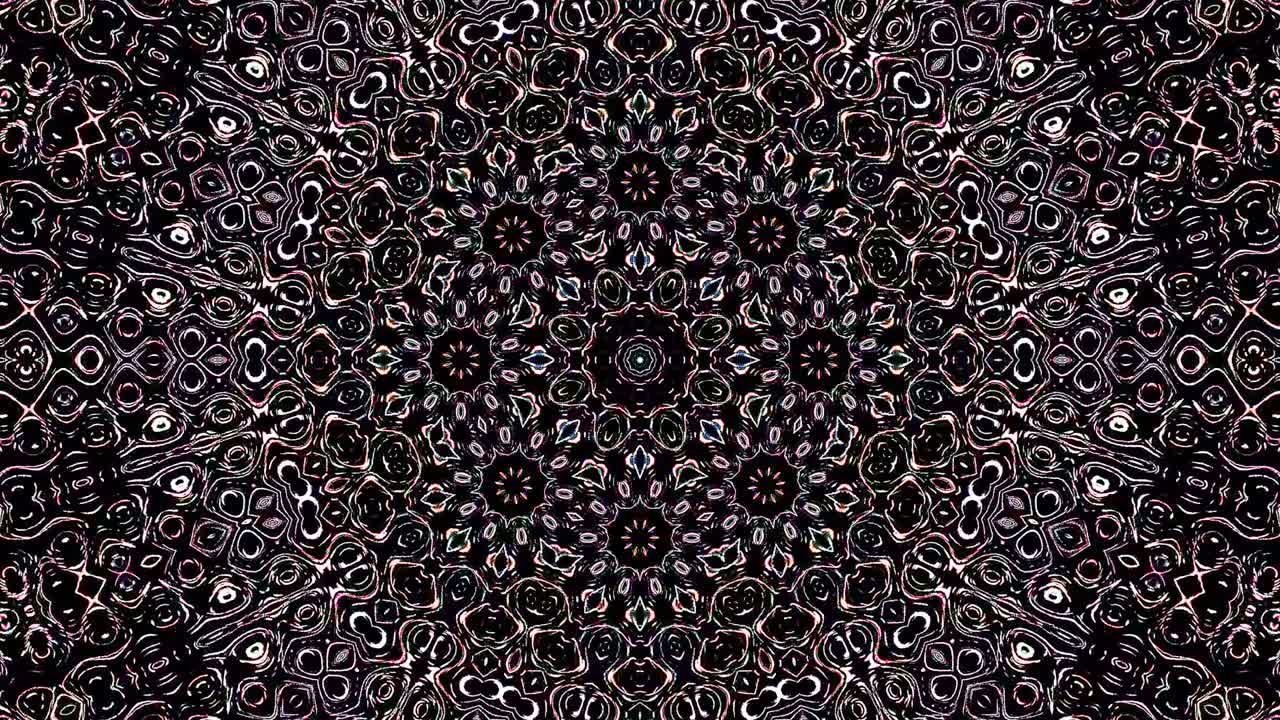 밝은 추상적인 빛이 전체 색을 지배하는 칼레도스코프