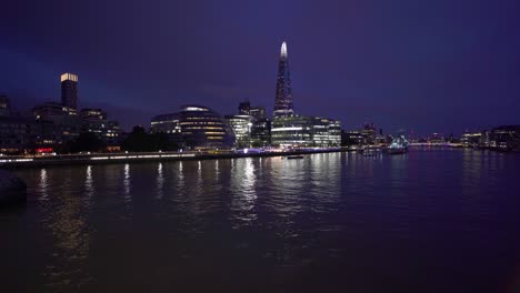 london skyline at night