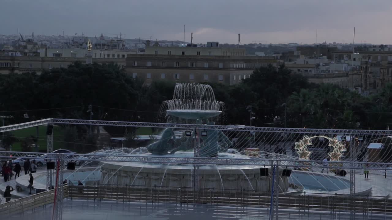 몰타 발레타 시의 좋은 전망