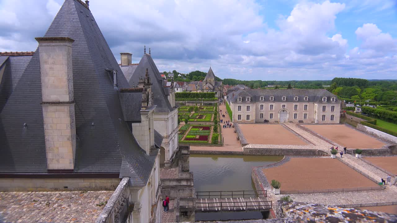 Los notables castillos y jardines de Villandry en el Valle del Loira en Francia 2
