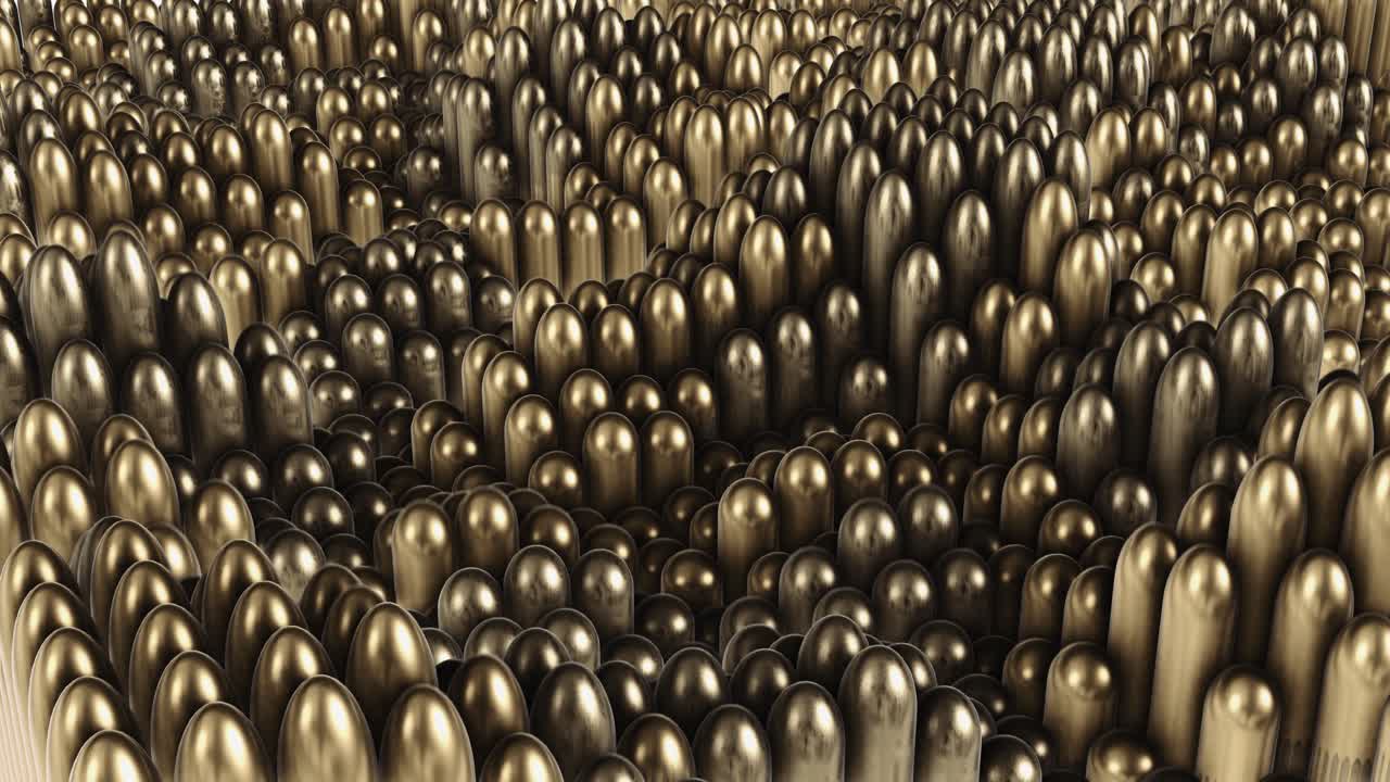 금색 둥근 실린더의 배경