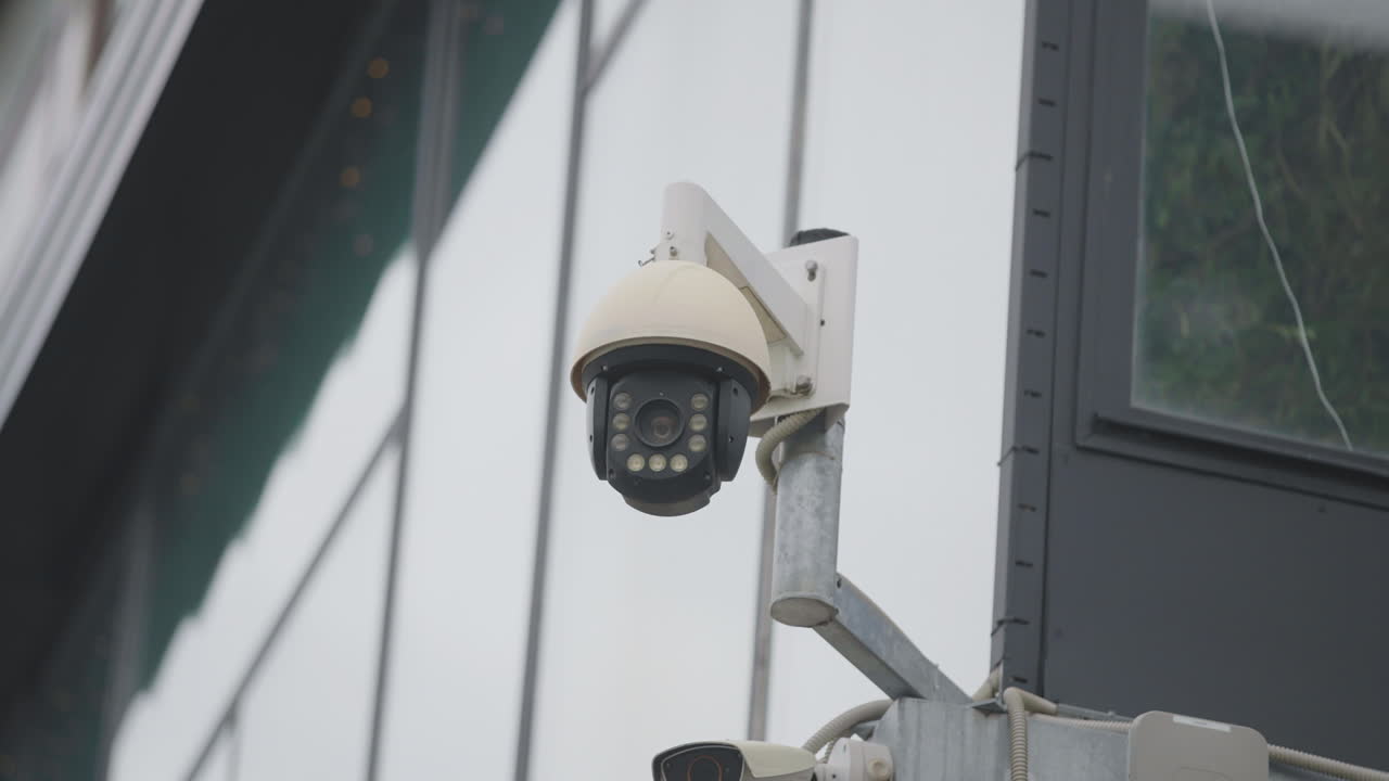 Security Camera on a Building
