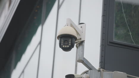 security camera on a building
