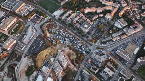 aerial view of la mosson reveals an unexpected sight: an unauthorized port towns