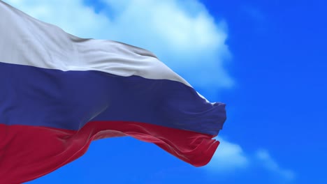 seamless loop of russia flag.