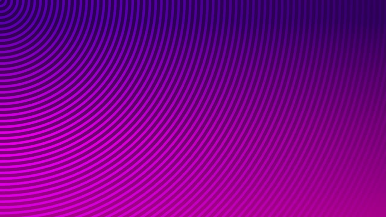 fondo de animación onda radial línea circular gráficos de movimiento diseño de patrón de bucle color efecto digital visual ilusión óptica hermosa 4k púrpura rosa
