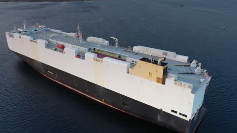 car carrier at sea