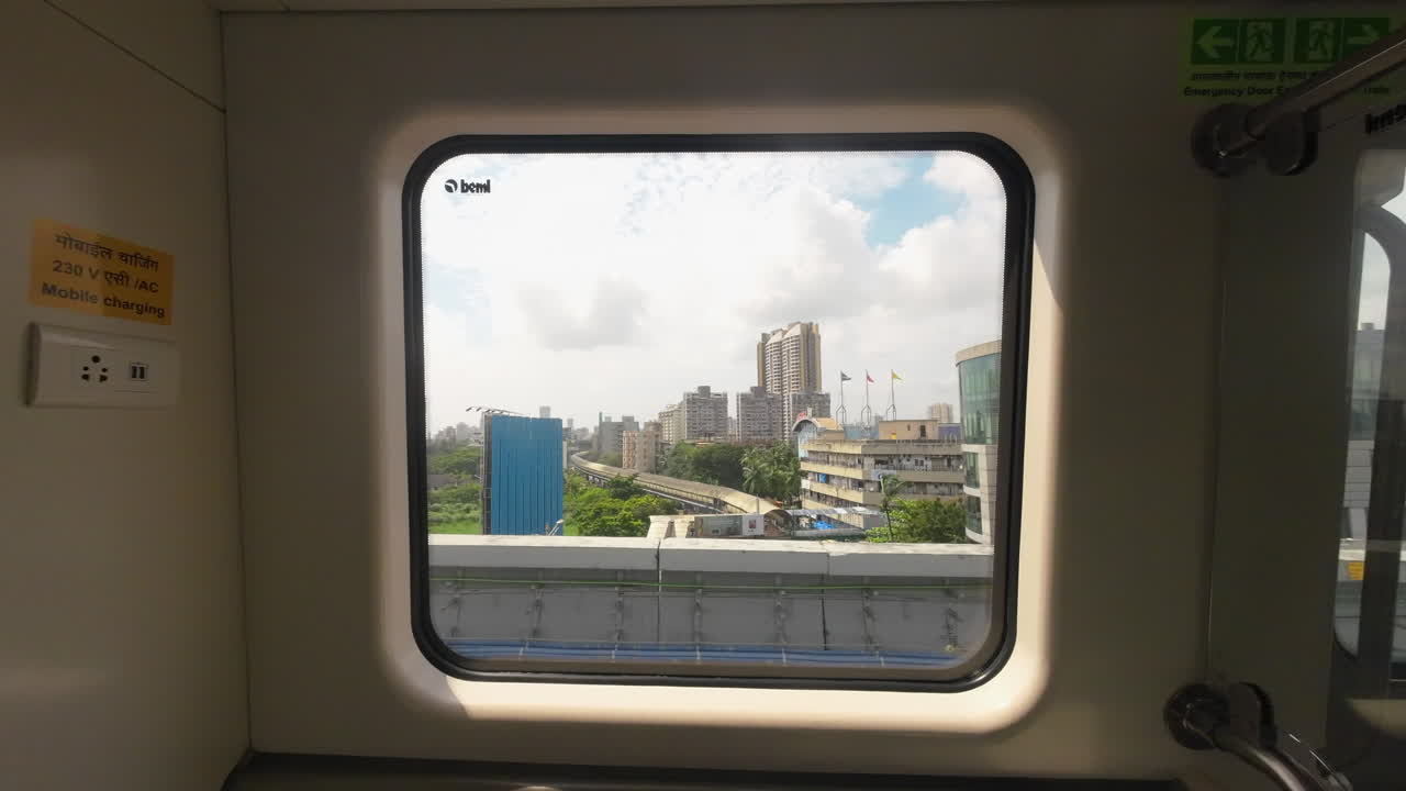hermoso clima vista de la ciudad desde el metro