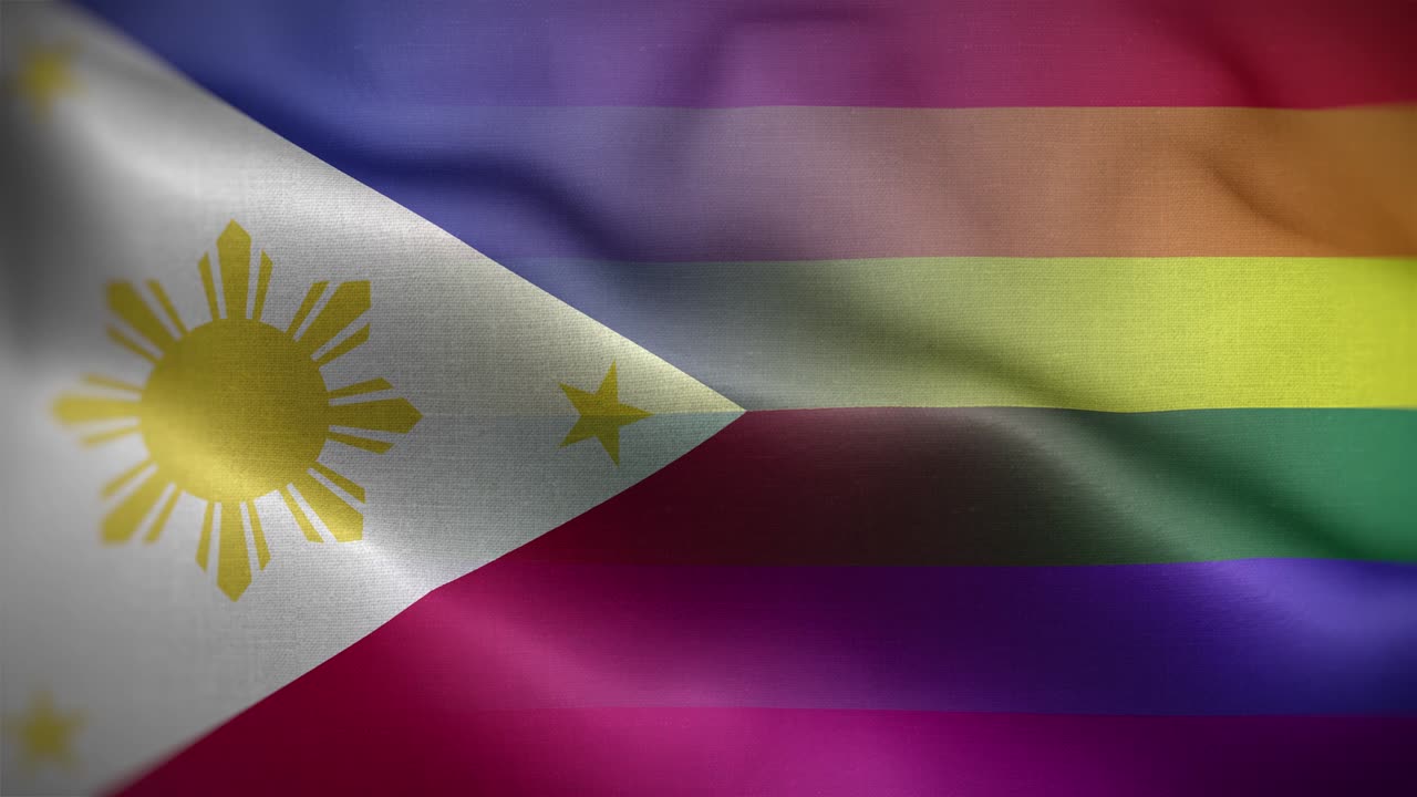 lgbt 필리핀 발 루프 배경 4k