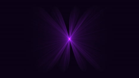 mysterious purple light beam shining from darkness