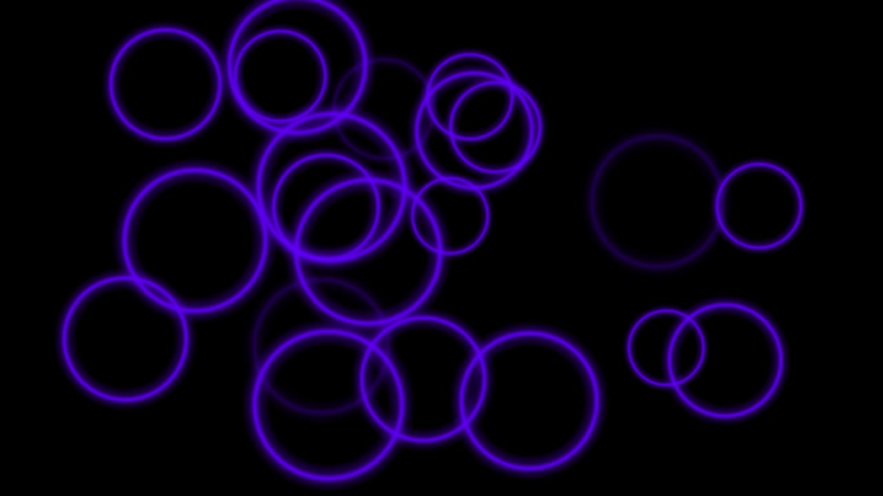 animación de partículas de forma de anillo gráficos de movimiento