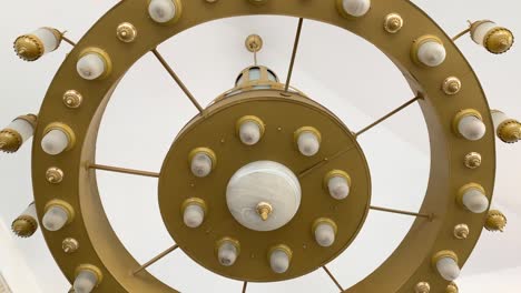 big chandelier in the mosque