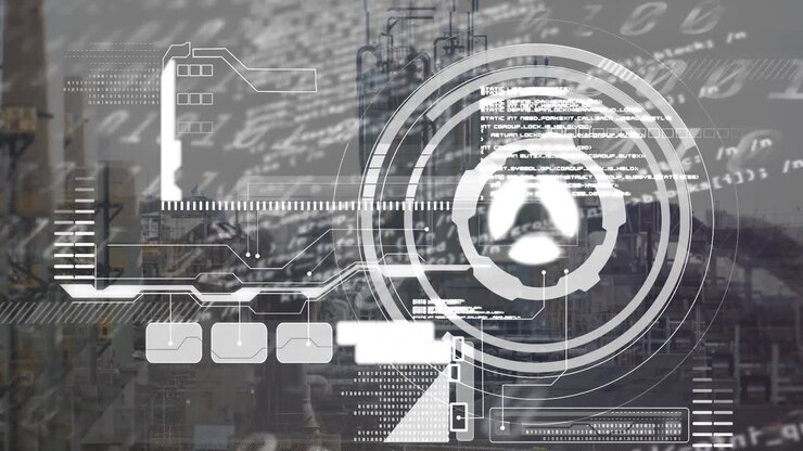 Animation of digital interface over data processing