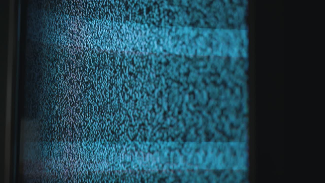 아날로그 텔레비전의 추상적인 소음