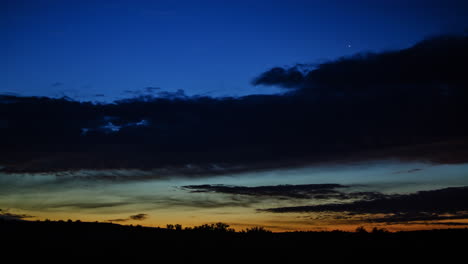 timelapse of dawn over the arizona high desert