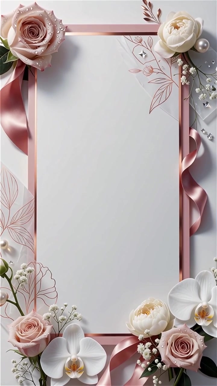 Minimalist Luxury Wedding Invitation Background
