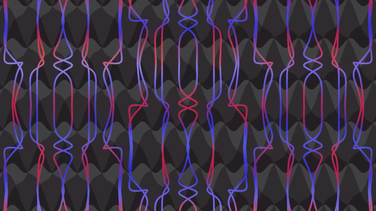 Trippy Psychedelic Waves for Projecting at Music Festivals and Clubs - 4K Seamless Loop Motion Background Animation