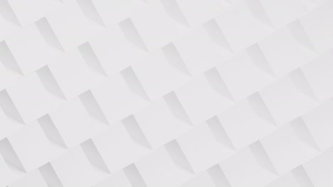rendering en 3d de patrones de bloques de cubos, criptomonedas, tecnología blockchain, dinero digital, diseño conceptual en fondo blanco, animación de bucle sin costuras, imágenes en 4k con espacio de copia.
