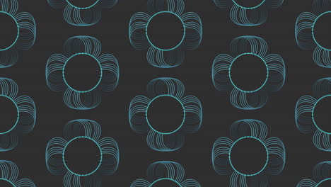 golden circles sleek and modern black and gold pattern