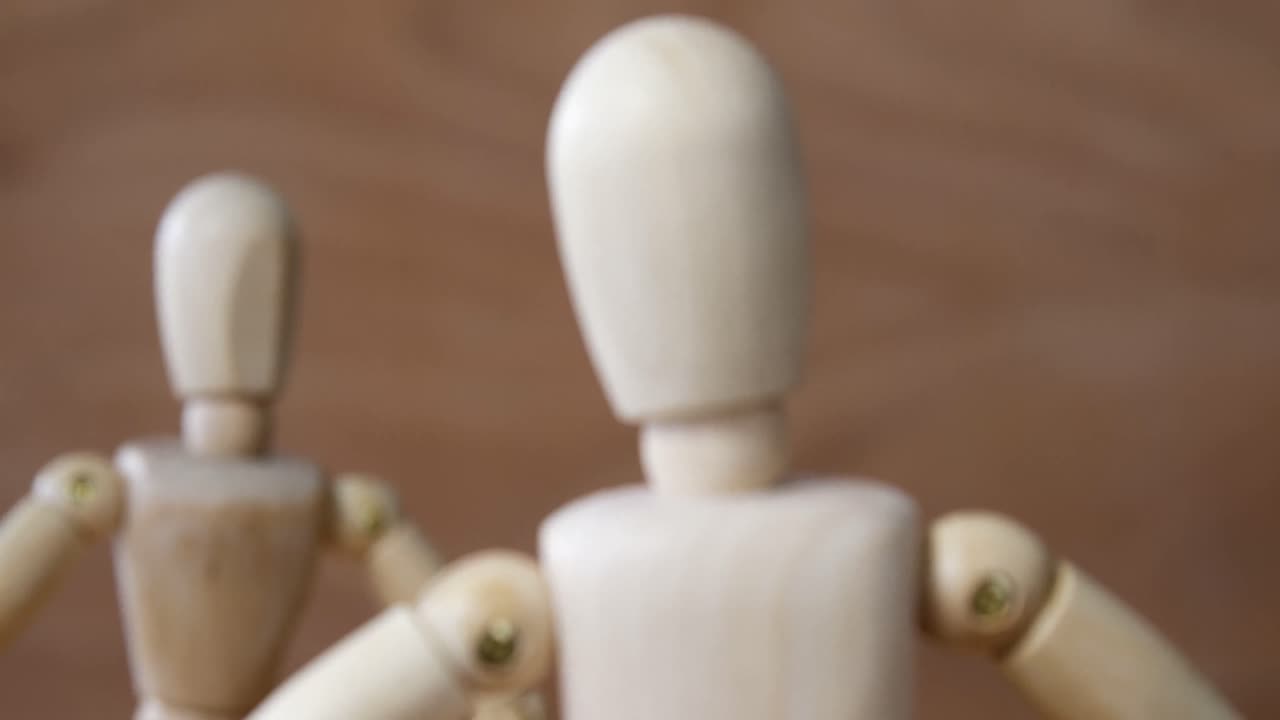 Romantic couple figurines standing face to face