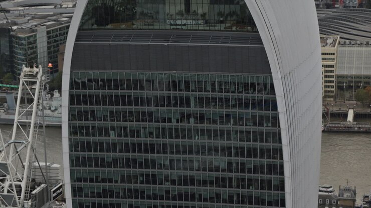 skyline del grattacielo della città di londra