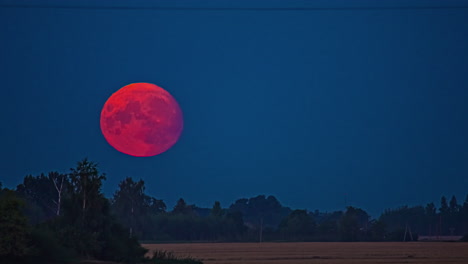 Espeluznante-Luna-Roja-Bajando-Por-El-Cielo