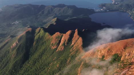 paisagem temperamental na ilha de lantau em hong kong 4k