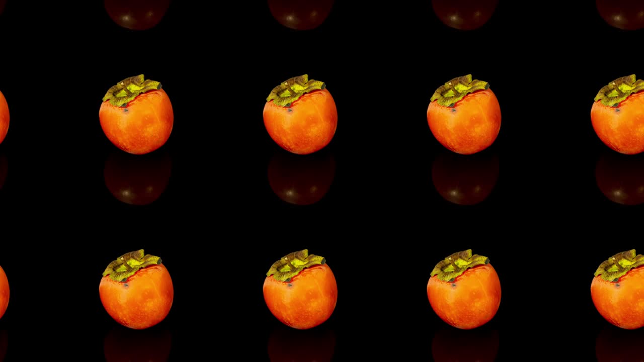 Persimmon fruit pattern