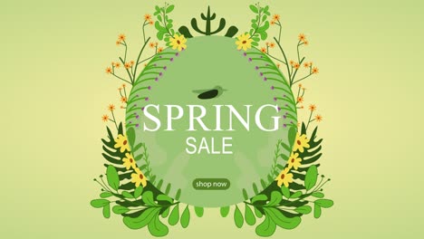 venta de primavera animación floral