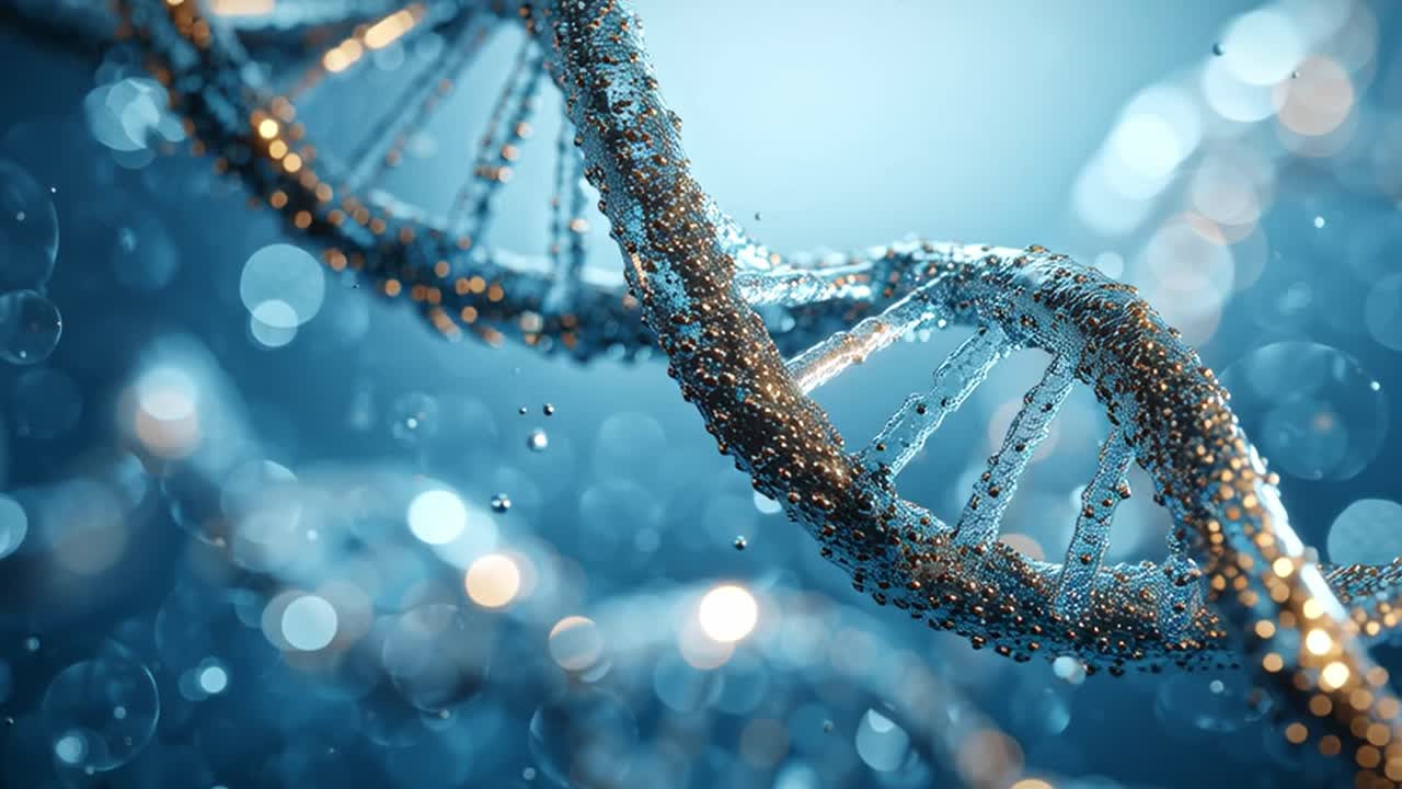 ilustración de doble hélice de adn