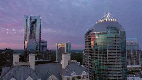 Sonnenaufgang-Bei-Lenox-In-Atlanta,-Georgia